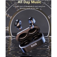Wireless Bluetooth Headset Minibuds, Two-Ear In-Ear Sports, Running, Invisible, Small, Ultra-Long Standby Life