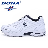 BONA New Arrival Classics Style Men Running Shoes Lace up Sport Shoes Men Outdoor Jogging Walking Athletic Shoes Male Fo