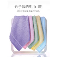 Bamboo Fiber Square Towel, Bamboo Fiber Has Fine Unit Fineness, Soft Handle, Strong Resistance & Wear Resistance