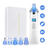 Blackhead Pore Vacuum Cleaner Remover, 2021 Upgraded Facial Pore Cleaner Electric USB Rechargeable Acne Comedone