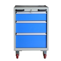 Metal Tool Cabinet Cart 3 Drawers