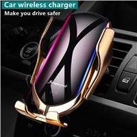 the Best Car Charger Fast Charing Automatic Clamping Car Wireless Charger