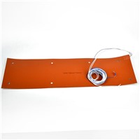 Bright 190*700Mm 220V 530W Flexible Electric Heating Plate Silicone Rubber Heater with Adhesive Backing