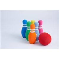 Colorful Foam Bowling Set Soft for Kids
