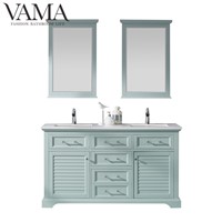 Vama 60 Inch Used Quartz Top Bathroom Cabinet Bathroom Vanity 783060