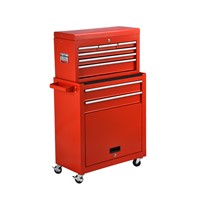Hot Selling Portable Top Chest Rolling Tool Box Metal Cabinet Sliding Drawers Heavy Duty with 8 Drawers