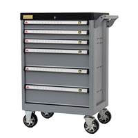 Professional 26&amp;quot; 6-Drawer Tool Chest Storage Box Rolling Cabinet Garage Organizer