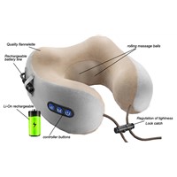 Rechargable Home&amp;amp;Car U-TYPE Massage Pillow HFR-858-5G