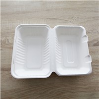 Biodegradable Bagasse Lunch Boxes Disposable Compostable Takeaway Lunch Boxes