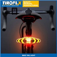 TIROFLX Bike Tail Light with Turn Signals