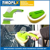 TIROFLX Replaceable Cleaning Head Household Cleaning Set