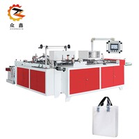 Zhongxin Hot Selling Heat Sealing Cold Cutting Plastic Handle Bag Making Machine