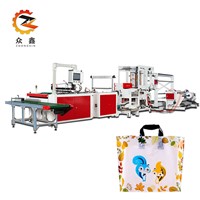 Zhongxin High End Heat Cutting Take Out Handle Bag Making Machine