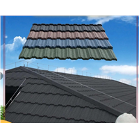 Factory Price 0.4mm Durable Roofing Sheet Stone Coated Steel Roof Tiles for Villa