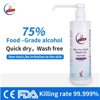 500ML 75% Alcohol Rinse-Free Instant Dry Hands Sanitizer &amp;amp;Disinfection Spray Hands Cleaning with CE Certificate