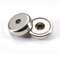 Factory Wholesale Neodymium Iron Boron Strong Magnetic through Hole Round Pot Magnet