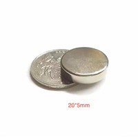20*5mm Manufacturer Customized-NdFeB Magnet-N35-N52-Round/Disc Magnet