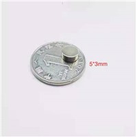 5*3mm Manufacturer Customized-NdFeB Magnet-N35-N52-Round/Disc Magnet