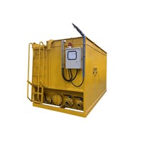 China Manufactory Foldable Design Drilling Rig Mud Tanks for Non-Excavation