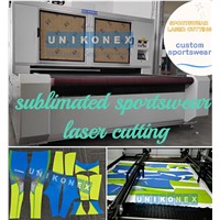 Vision Laser Cutting for Sublimation Printed Sportswear
