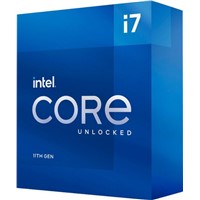 Intel - Core I7-11700K 11th Generation - 8 Core - 16 Thread - 3.6 to 5.0 GHz - LGA1200 - Unlocked Desktop Processor