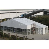 30x75m Aluminum Exhibition Marquee Tent with Glass &amp;amp; ABS Walls