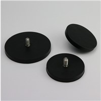 Factory Direct Supply-Rubber Coated Magnet-Strong Magnetic Suction Cup-Car Light Base