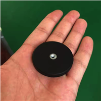 Factory Direct Supply-Rubber Coated Magnet-Strong Magnetic Suction Cup-Car Light Base
