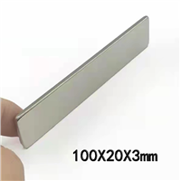 100*20*3mm NdFeB Magnet Material Square Strong Neodymium Magnet