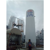 20m3 8bar Pressure Vessel Lin Lox Lar Tank Cryogenic Liquid Storage Tank for Gas Station