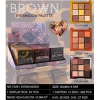 Overseas Market Popular Cosmetics Makeup Hot Selling Eyeshadow Color Waterproof Uasy to Use