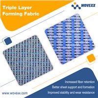 Triple Layer Forming Fabrics For Paper Making Machines