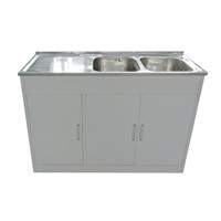 Cheap Modern Metal Kitchen Sink Cabinet 1200x500