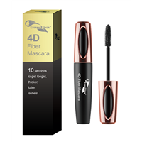 2021 Customizable Mascara Cosmetic Beautiful Black Color 4d Eyelash Fiber Mascara