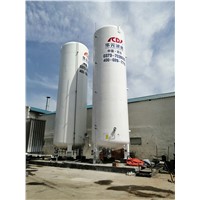 20m3 Stainless Steel Lng Cryogenic Liquid Gas Tank for Gas Station