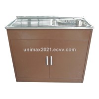 Export to Ghana Steel Kitchen Sink Cabinet L1000 x W500 x H830mm