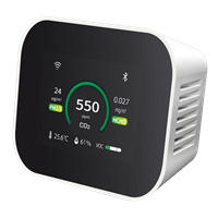 Desktop CO2 Sensor &amp;amp; Monitor AM7000 for Real-Time Indoor Air Quality Monitoring Carbon Dioxide Home Monitor CO2