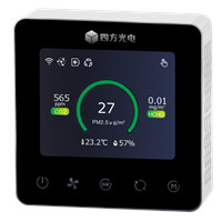 Adjust Fresh Air Flow Rate IAQ CO2 Sensor Carbon Dioxide Controller for Indoor Use AM6108