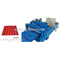 1100 Arc Bias Glazed Tile Roll Forming Machine