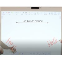 Multimedia Teaching Instruction Portable Interactive Whiteboards Finger Touch Multi Points Smart Board Low Cost