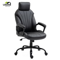PC Computer Leather Silla Oficina Ergonomica Swivel Home Office Massage Desk Chairs Ergonomic with Lumbar Support