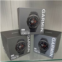GARMINS Fenix 6X Pro Solar Edition 5X PLUS 5 Sapphire Multi Sport GPS-Watch Black/Black