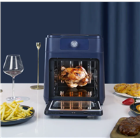 Factory Price 8L Digital Touch Screen Air Fryer Toaster Oven with Rotatable Stainless Steel Cage