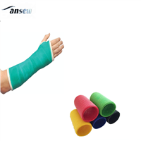 Hospital Synthetic Bandage Leg Broken Brace Easy Molding Multi Color Bone Fracture Use Fiberglass Casting Tape