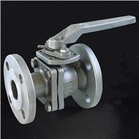 R417 2 Pieces Flanged Ball Valve