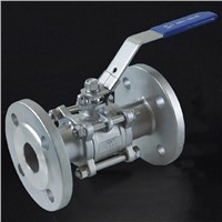 R420 3 Pieces Flanged Ball Valve