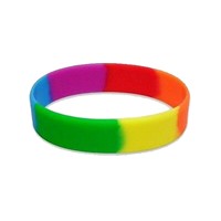 Buy DIY Rainbow Silicone Rubber Band Bracelets Wholesale