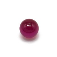 Roundness <0.4um Precious Stones Gem Gemstone Synthetic Red Corundum 2mm Optical Spherical Balls Lens