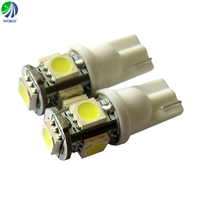 LED Car Bulb, T10/W5w, 5smd5050, Wedge, Indicator Light, Side Light, 194,168,161,567,562,561,158,2821,2827,2886X