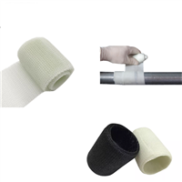 Industrial Water Activated Fiberglass Pipe Repair Bandage Leakage Sealing Wrapping Application Pipe Reinforcement